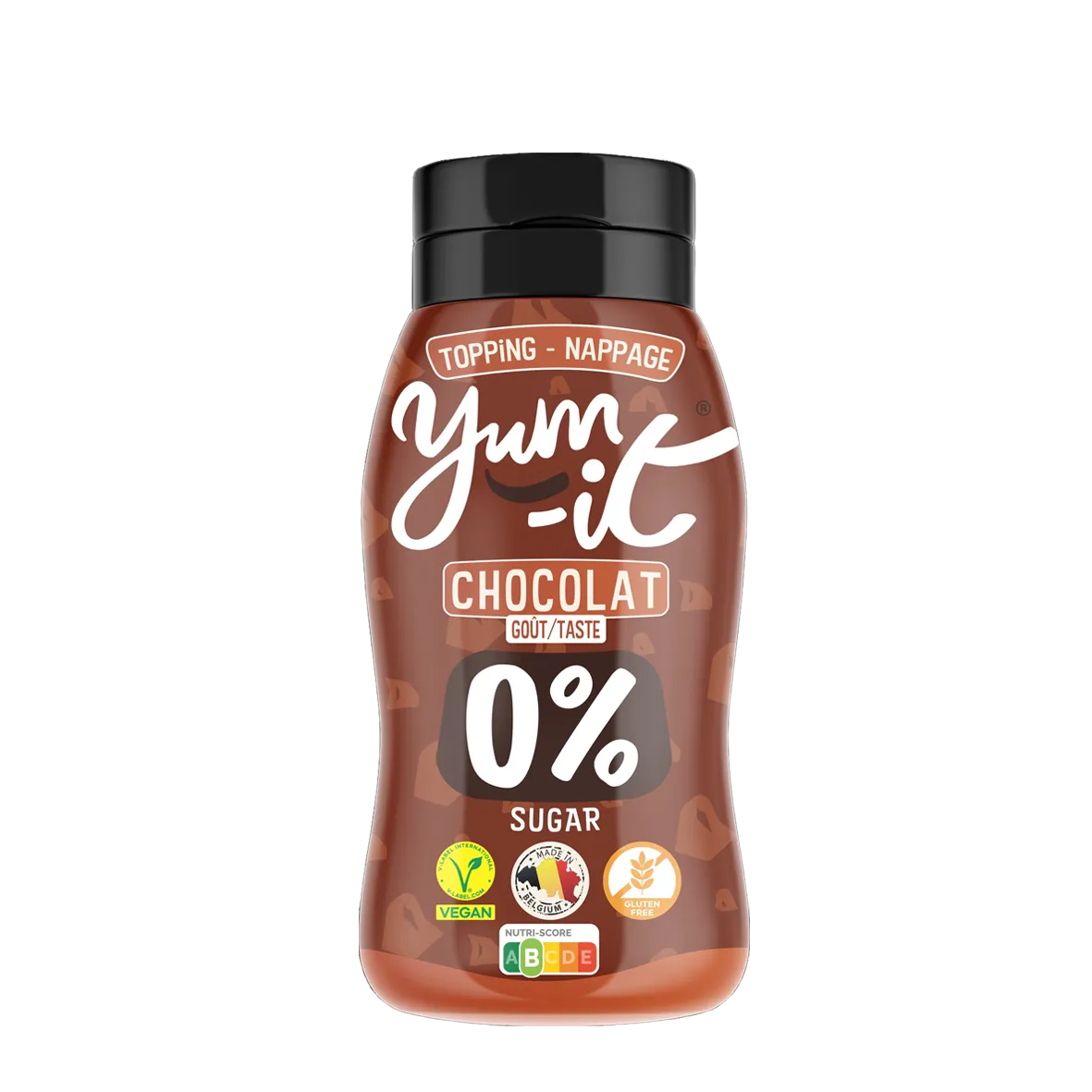 chocolade topping front